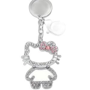 BAG CHARM Hello Kitty Rhinestone Bag Charm Keychain